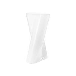 Skleněná váza Lituus opál, velká - Georg Jensen