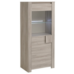 Skříňka louisa - dub flinstone - bez osvětlení