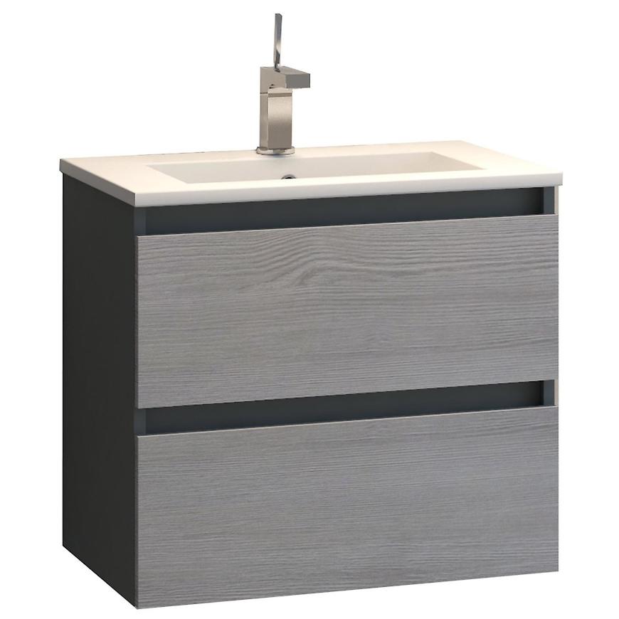 Skříňka s umyvadlem antracit Spirit 60