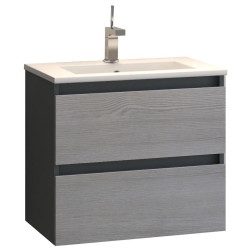 Skříňka s umyvadlem antracit Spirit 60