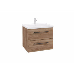 Skříňka s umyvadlem Dami 60 tabákový dub