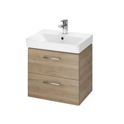Skříňka s umyvadlem Lara Mille slim 50 cm orech