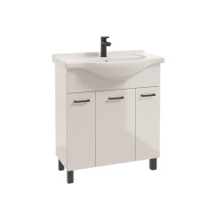 Skříňka s umyvadlem Novelty 75 bílý