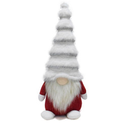 Skřítek 42cm červený/ hnědý/ béžový - mix