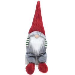 Skřítek červeno šedý 25x20x86cm