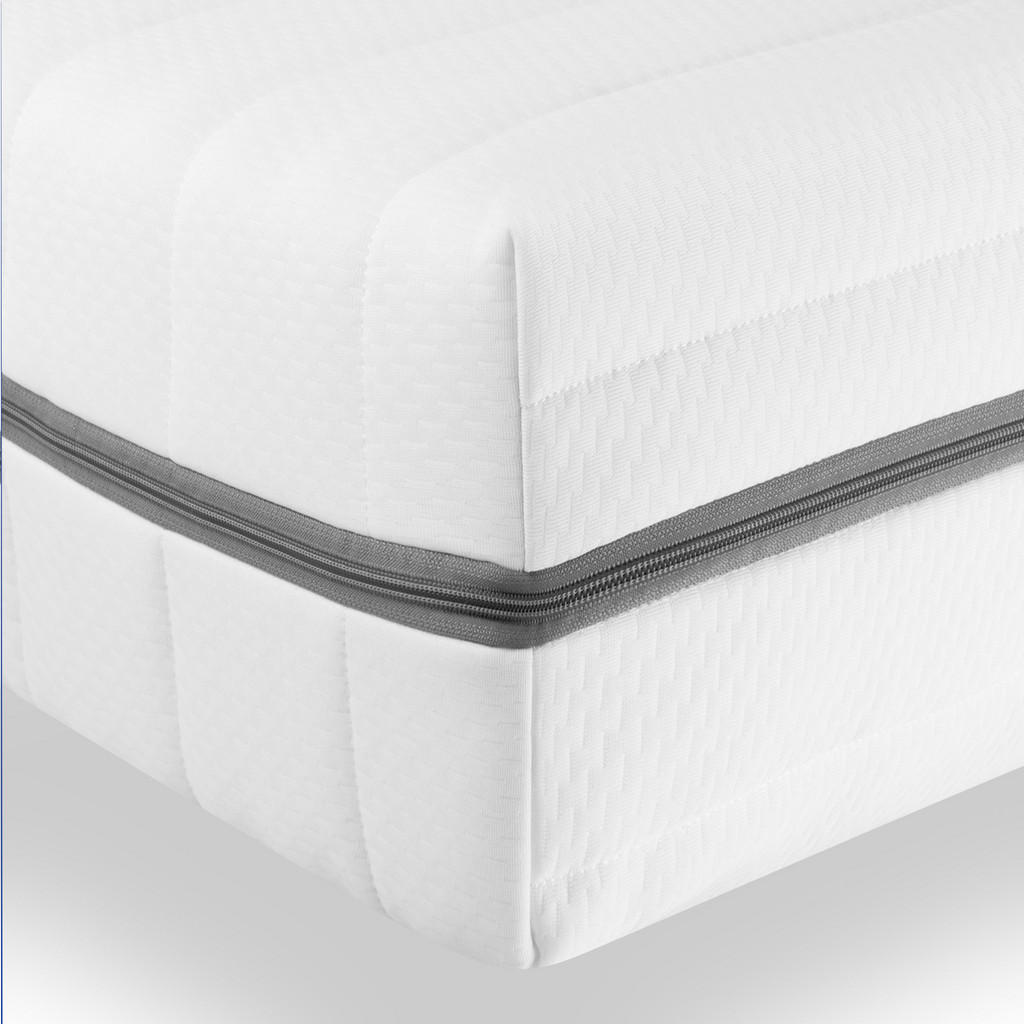 Sleepneo 7ZÓNOVÁ matrace ze studené pěny 90x200 cm, H3+H4, výška 18 cm, se snímatelným a pratelným potahem