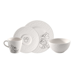 Snídaňová sada Manufacture Rock blanc - Mickey Mouse, 4 ks - Villeroy & Boch