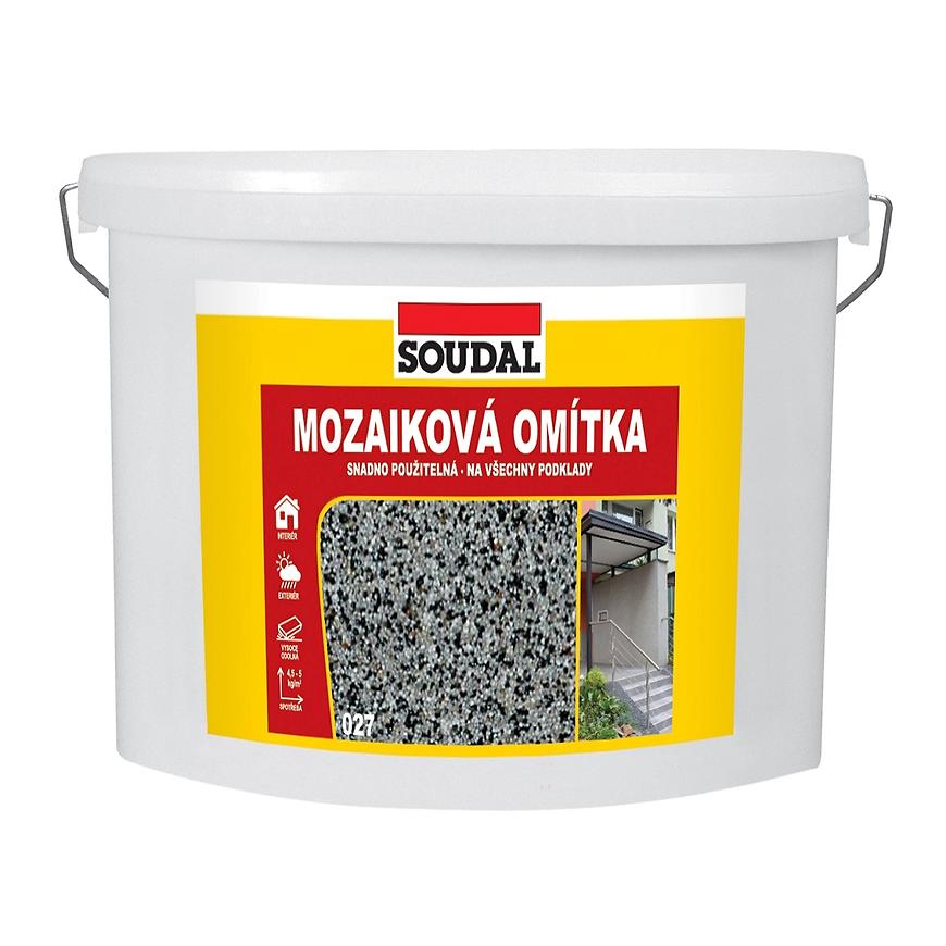 Soudal mozaiková omítka 027 světle šedá 16 KG