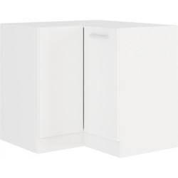 Spodní rohová skříňka Eko 89x89 DN 1F BB Barva korpusu: Bílá, Barva dvířek: Bílá