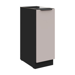 Spodní skříňka Arona 30 D CARGO BB Barva korpusu: Černá, Barva dvířek: Kašmír