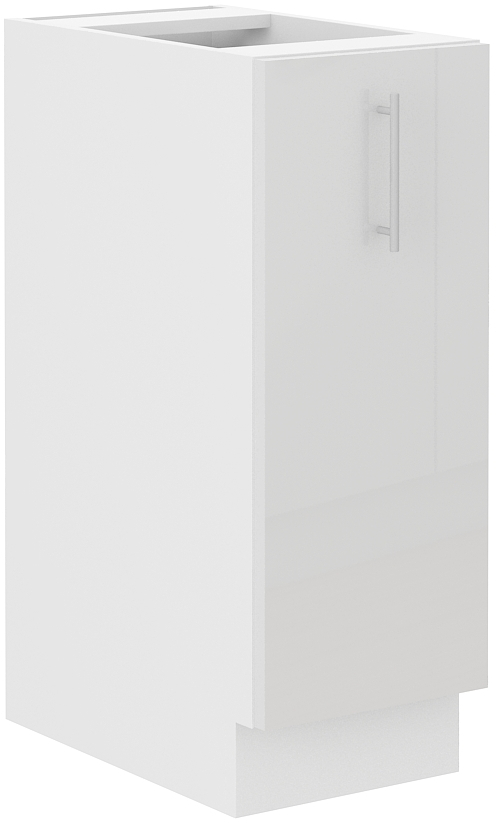 Spodní skříňka Lara 30 D CARGO BB Barva korpusu: Bílá, Barva dvířek: Bílý lesk