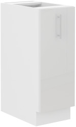 Spodní skříňka Lara 30 D CARGO BB Barva korpusu: Bílá, Barva dvířek: Bílý lesk