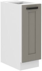 Spodní skříňka Luna 30 D CARGO BB Barva korpusu: Bílá, Barva dvířek: Clay Grey