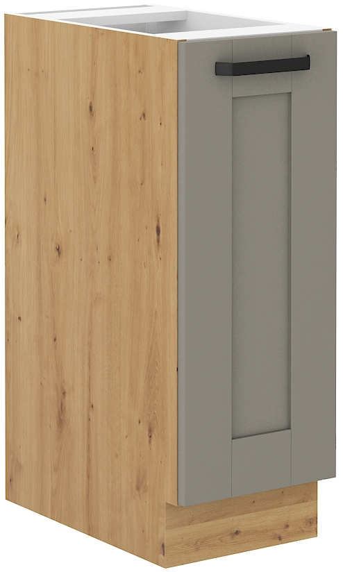 Spodní skříňka Luna 30 D CARGO BB Barva korpusu: Dub artisan, Barva dvířek: Clay Grey