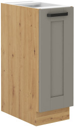 Spodní skříňka Luna 30 D CARGO BB Barva korpusu: Dub artisan, Barva dvířek: Clay Grey