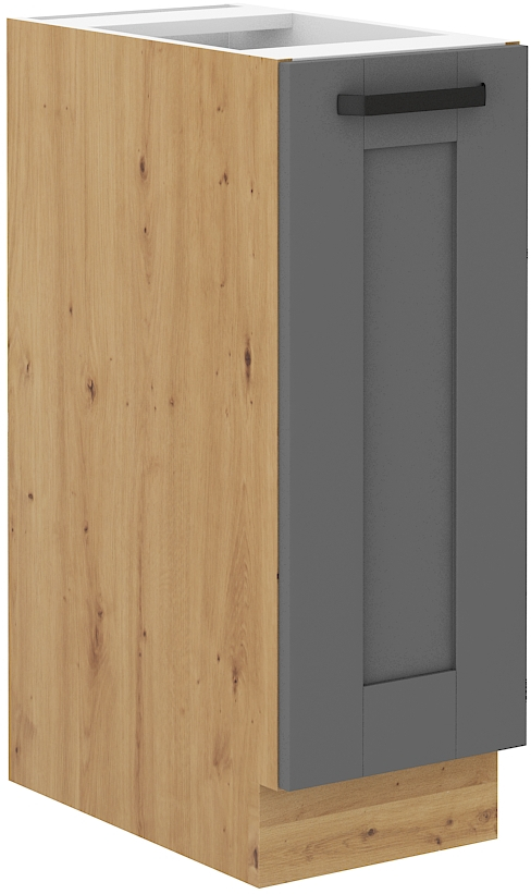 Spodní skříňka Luna 30 D CARGO BB Barva korpusu: Dub artisan, Barva dvířek: Dust Grey