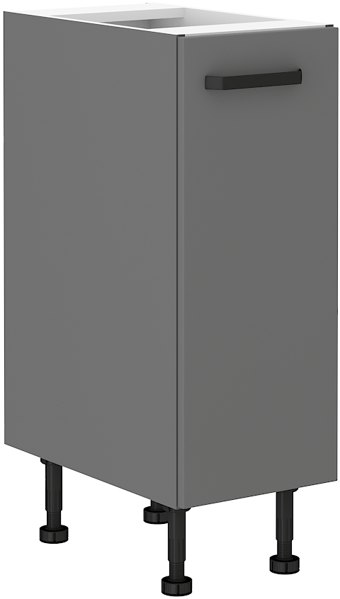 Spodní skříňka Nessa 30 D CARGO BB Barva korpusu: Antracit, Barva dvířek: Antracit