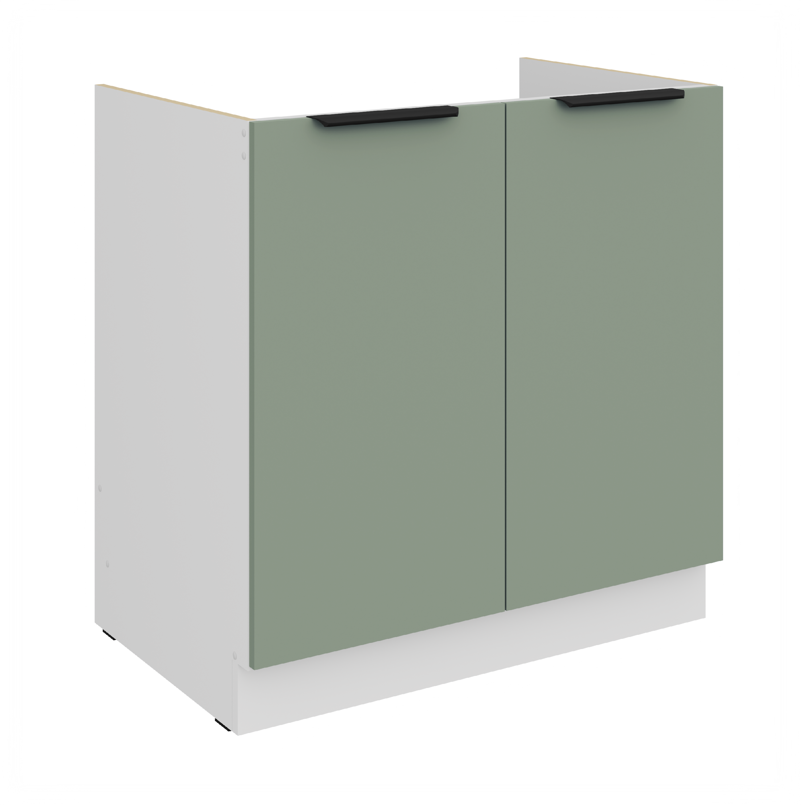 Spodní skříňka pod dřez Aria 80 ZL 1S BB - Premium Box Barva korpusu: Bílá, Barva dvířek: SA - Aquamarine AFM