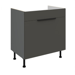 Spodní skříňka pod dřez Aria ANT 80 ZL 1S BB - Premium Box Barva korpusu: Antracit, Barva dvířek: GR - Graphite AFM