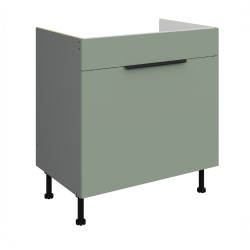 Spodní skříňka pod dřez Aria ANT 80 ZL 1S BB - Premium Box Barva korpusu: Antracit, Barva dvířek: SA - Aquamarine AFM