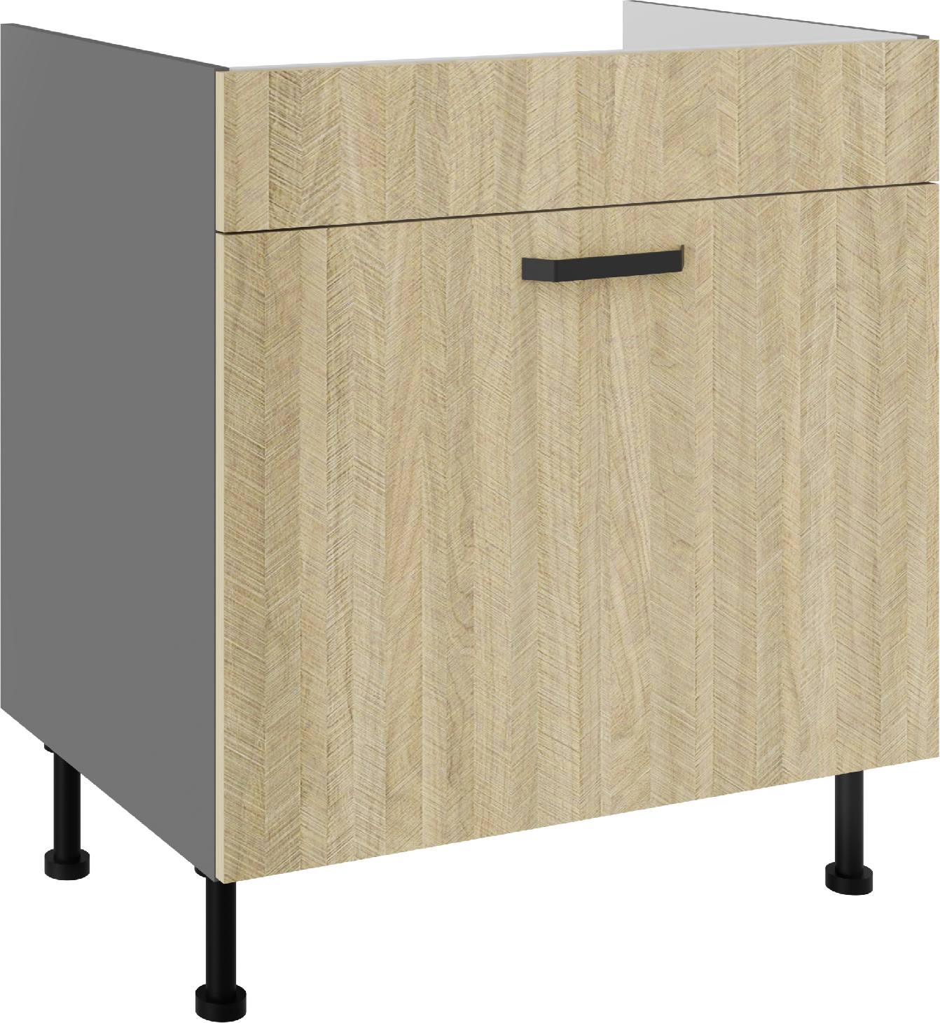 Spodní skříňka pod dřez Scandi 80 ZL 1S BB - Premium Box