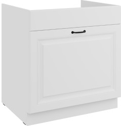 Spodní skříňka pod dřez Stilo 80 ZL 1S BB - Premium Box Barva korpusu: Bílá, Barva dvířek: Bílá