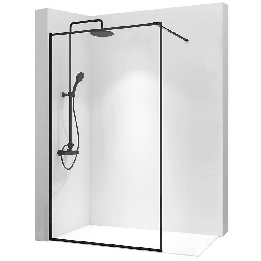 Sprchová zástěna Walk-in Bler Rea K7630 110x195 black