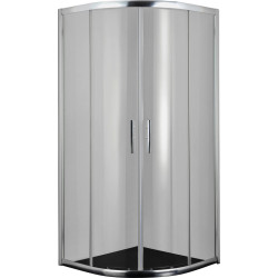 SPRCHOVÝ KOUT, barvy chromu, 90/200/90 cm