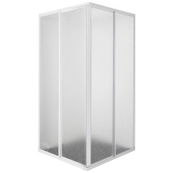 SPRCHOVÝ KOUT, bílá, 88/185/88 cm