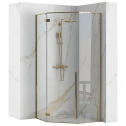 Sprchový kout Diamond Rea K6616 100x100x195 gold