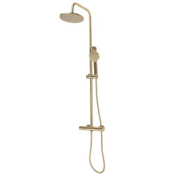 Sprchový set s termostatem Rea Parot kartáčované zlato