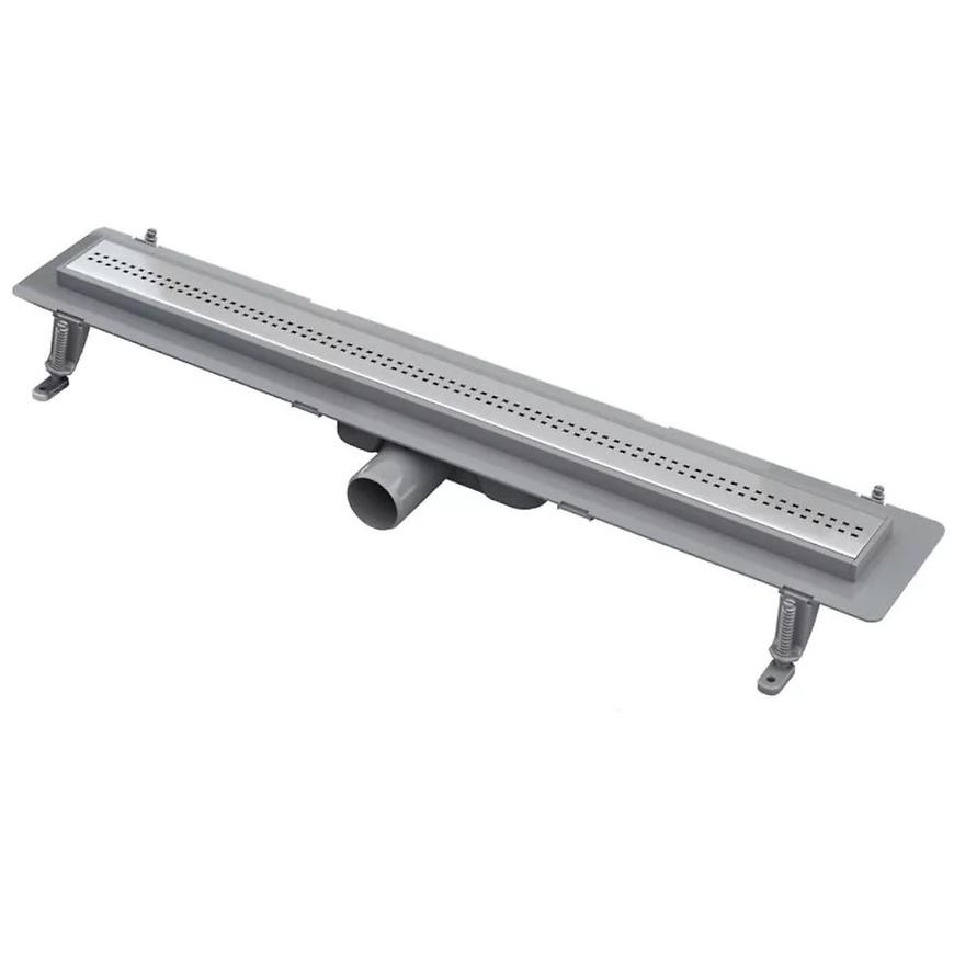 Sprchový žlab liniový Cubik Abs+Inox 900