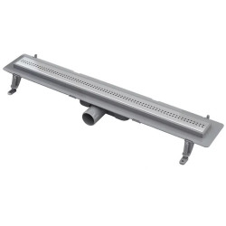 Sprchový žlab liniový Cubik Abs+Inox 900