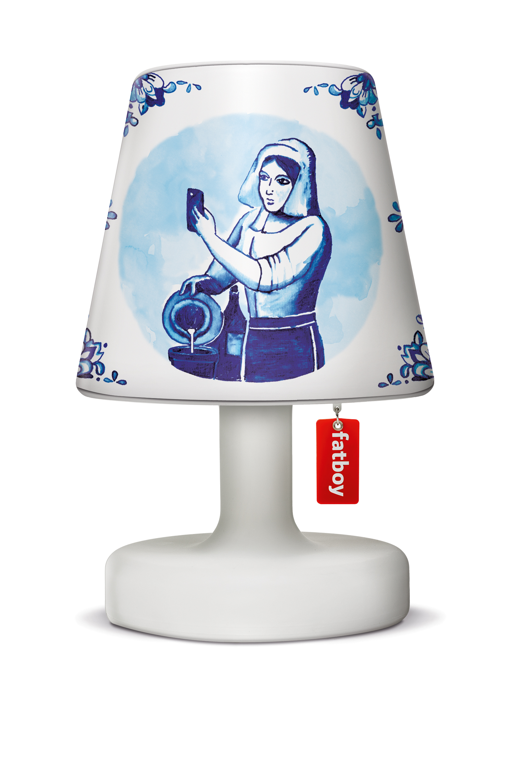 Stínidlo "cooper cappie" na stolní lampu "Edison the Petit", 44 variant - Fatboy® Barva: delfts blauw 2.0