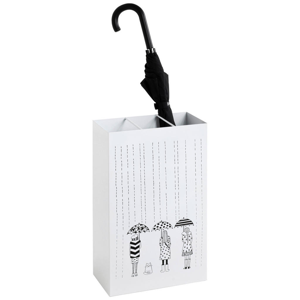 STOJAN NA DEŠTNÍKY, černá, bílá