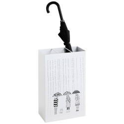 STOJAN NA DEŠTNÍKY, černá, bílá