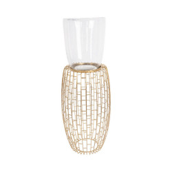 STOJAN NA SVÍČKY kov, sklo