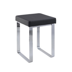 STOLIČKA DO SPRCHY černá, barvy chromu