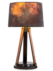 Stolní lampa corvus - černá