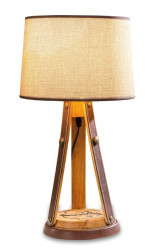 Stolní lampa eridani - hnědá