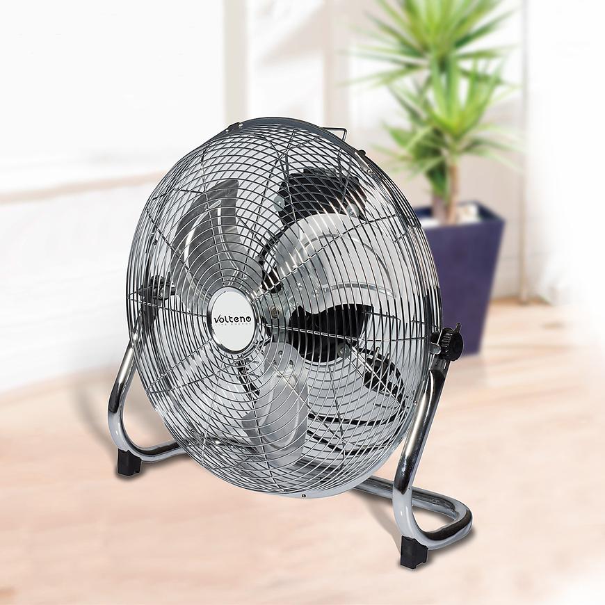 Stolní ventilátor kovový 19,5” VO0548 chrom