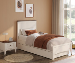 Studentská postel s přistýlkou 120x200 meryn-béžová