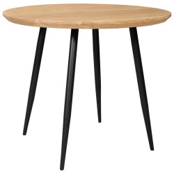 Stylife JÍDELNÍ STŮL, akácie, černá, barvy akácie, 80/80/76 cm