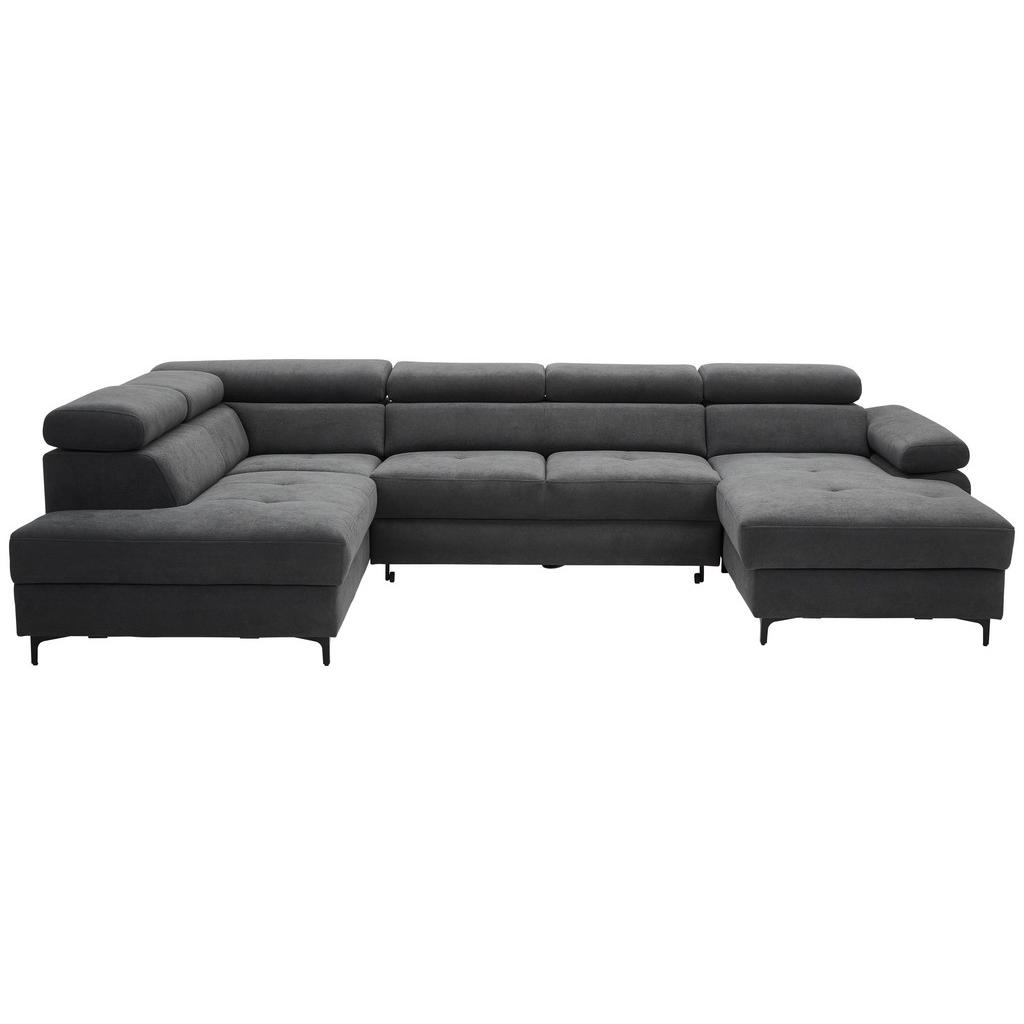 Stylife SEDACÍ SOUPRAVA, textil, barvy grafitu