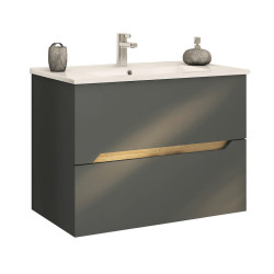 Stylife SKŘÍŇKA S UMYVADLEM, barvy grafitu, barvy grafitu, 85/63/45 cm