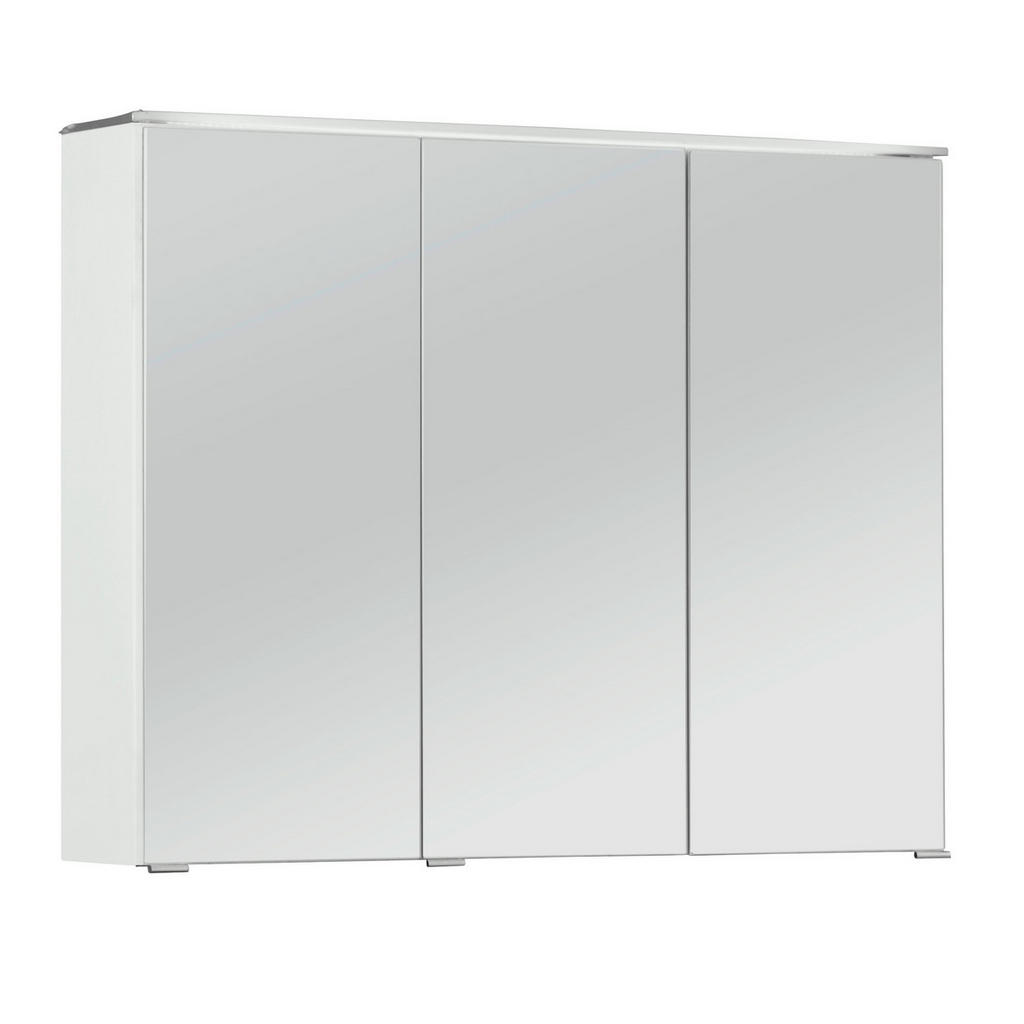 Stylife ZRCADLOVÁ SKŘÍŇKA, bílá, 90/72/18 cm