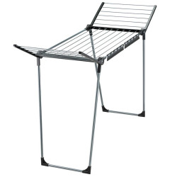 Sušák na prádlo Pegasus 150 Solid Slim černý Leifheit