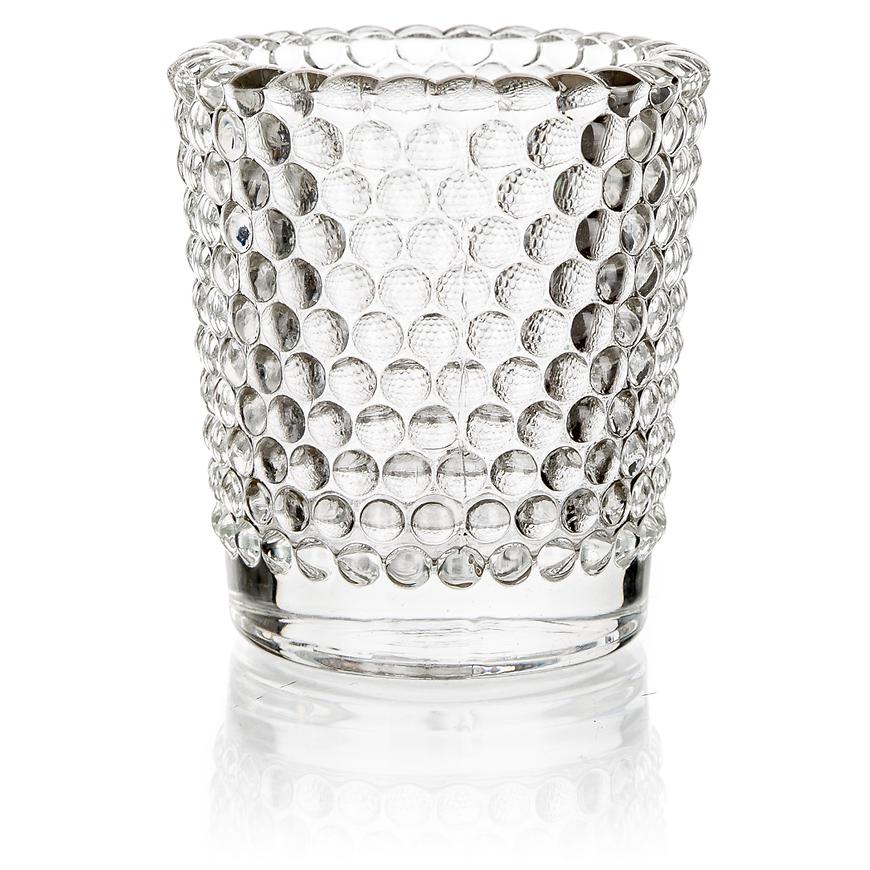 Svícen skleněný Bubbles 5,5x6cm 04287001