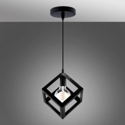 Svítidlo Kostka black LW1