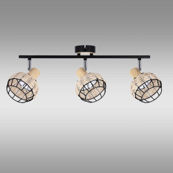 Svítidlo Tajga 93-12227 Černá-Béžovýowa